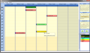 Software zur Zeiterfassung - DS Projekt - Screenshot Terminplaner und Kalender